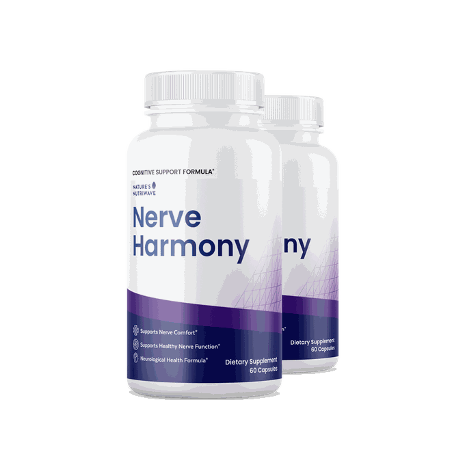 Nerve Harmony botanical nerve-comfort capsules, 60 capsules per bottle